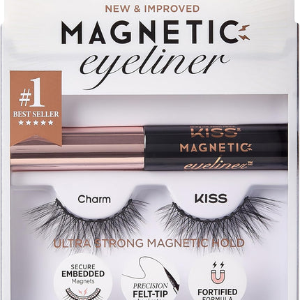 Kiss Magnetic Eyeliner and Lash Kit Charm