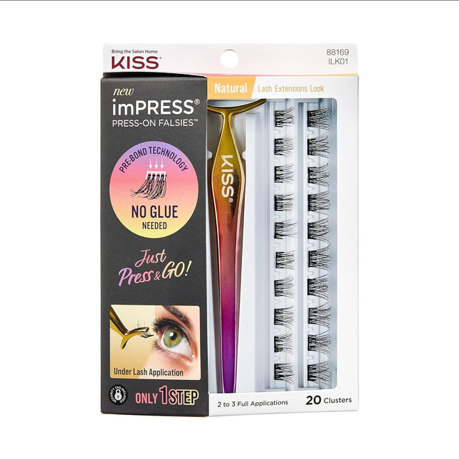Kiss Impress Press On Falsies Natural - OhYouLuckyDuck.com.au