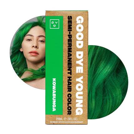 Good Dye Young Semi Permanent Hair Dye Kowabunga Green 148ML
