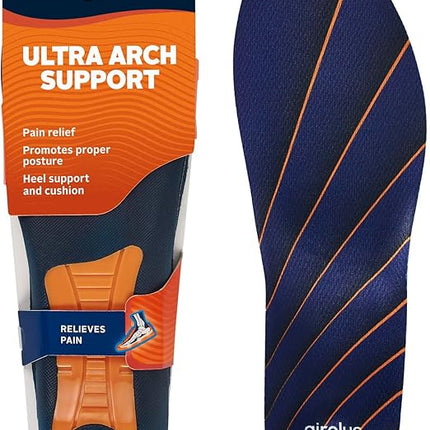 Airplus Ultra Arch Support Insoles for Men Size 7 to 13