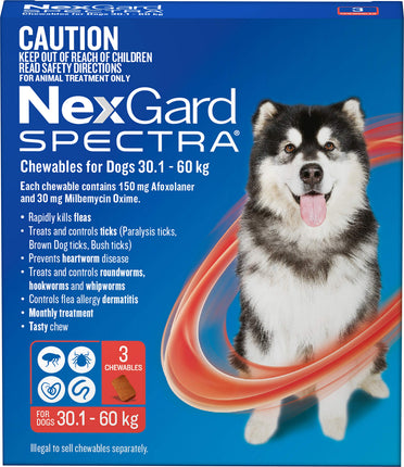 Nexgard Spectra Dog 30.1 60Kg X Large 3