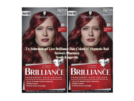Schwarzkopf Brilliance 37 Hypnotic Red - OhYouLuckyDuck.com.au