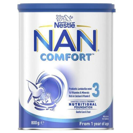 Nestle NAN Comfort Toddler Milk Drink Stage 3 800g - OhYouLuckyDuck.com.au