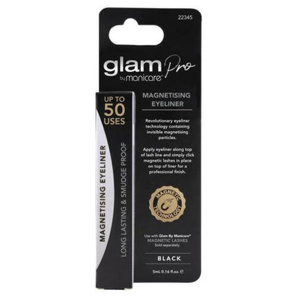 Glam By Manicare Magnetising Eyeliner Black 5ml - OhYouLuckyDuck.com.au