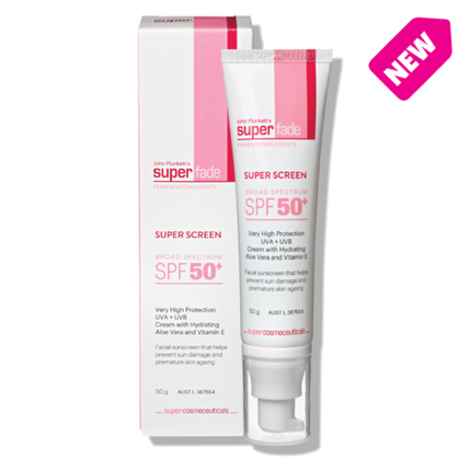 John Plunkett's SuperFade Super Screen SPF 50+ 50g