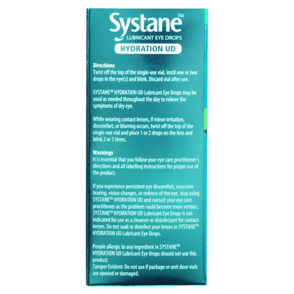 Systane Hydration Ud Eye Drops 30x0.7mL - OhYouLuckyDuck.com.au