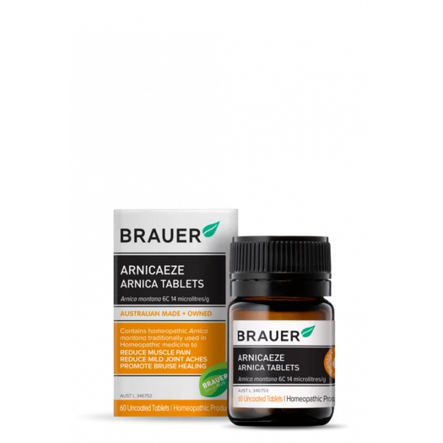 Brauer Arnicaeze Arnica 60 Tablets - OhYouLuckyDuck.com.au