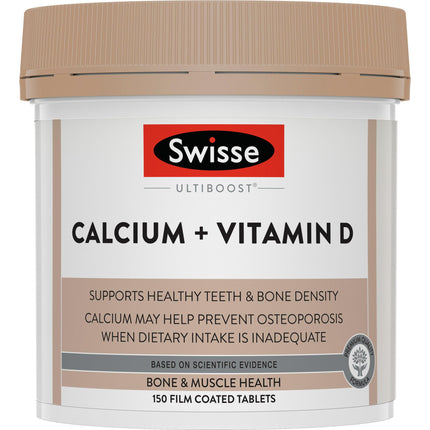 Swisse Ultiboost Calcium + Vitamin D Tablet 150