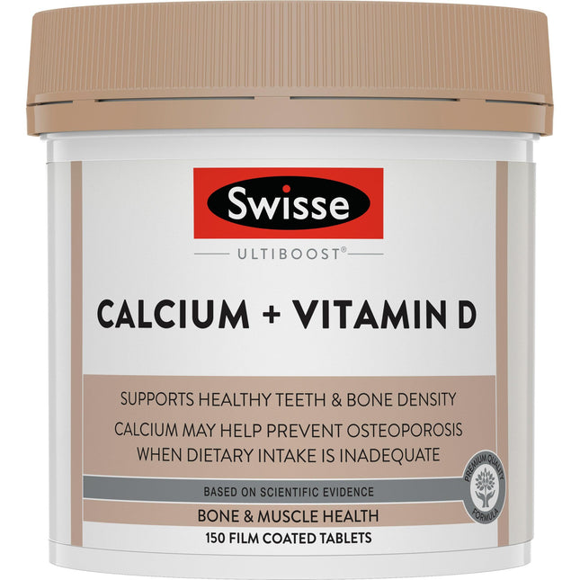 Swisse Ultiboost Calcium + Vitamin D Tablet 150