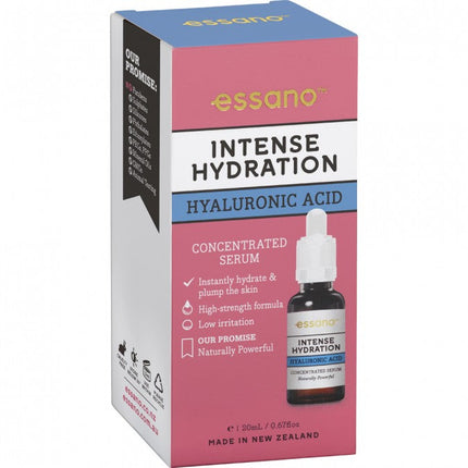 Essano Intense Hydration Concentrated Hyaluronic Acid Serum 20ml - OhYouLuckyDuck.com.au