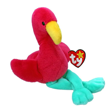 Ty Beanie Baby Gilda The Flamingo Plush Toy