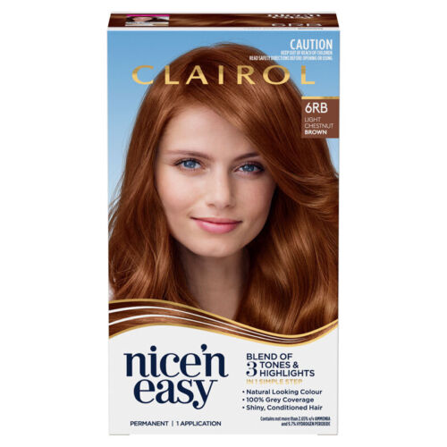 Clairol Nice N’ Easy 6RB Light Chestnut Brown - OhYouLuckyDuck.com.au
