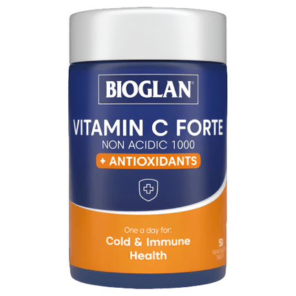 Bioglan Vitamin C Forte Non Acidic 1000mg 50 Tablets - OhYouLuckyDuck.com.au