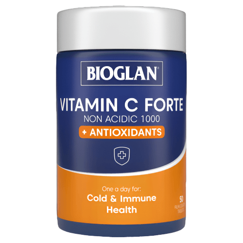 Bioglan Vitamin C Forte Non Acidic 1000mg 50 Tablets - OhYouLuckyDuck.com.au