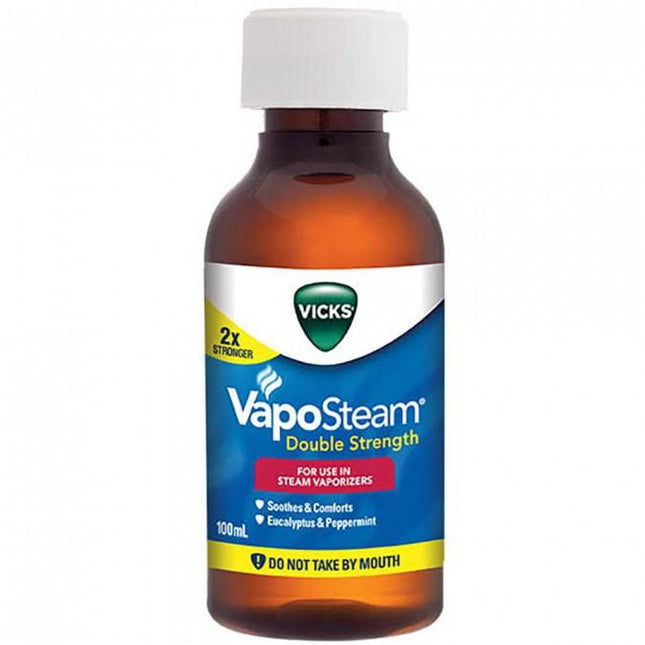 Vicks VapoSteam Double Strength Inhalant 100ml - OhYouLuckyDuck.com.au