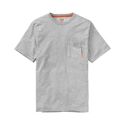 Timberland Pro Base Plate SS Pocket T-Shirt Light Heather Grey