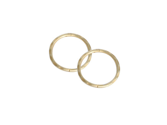 Adnohr Sleeper Facet Medium 14Mm 22Ct Gold Pl 865