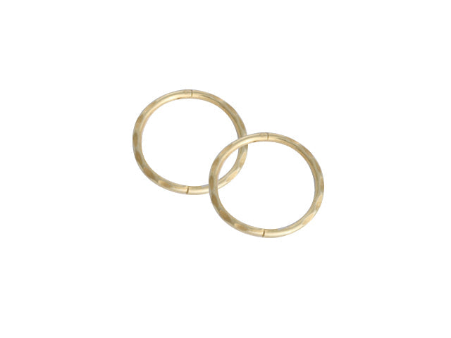 Adnohr Sleeper Facet Medium 14Mm 22Ct Gold Pl 865