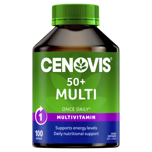 Cenovis 50+ Multi Once Daily 100 Capsules - OhYouLuckyDuck.com.au