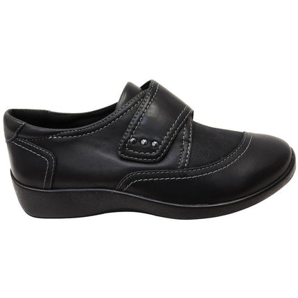 Scholl Katina Womens Leather Orthotic Sandals Black 40