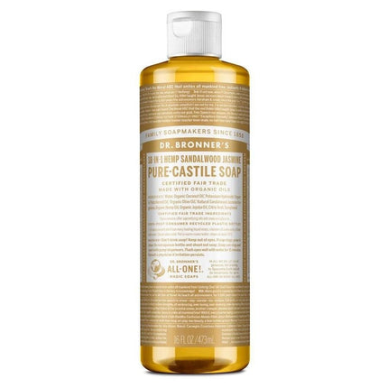 Dr Bronner Cast Soap Sndlwood 473ml