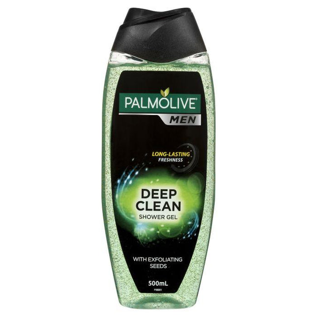 Palmolive Men Deep Clean Shower Gel 500mL - OhYouLuckyDuck.com.au