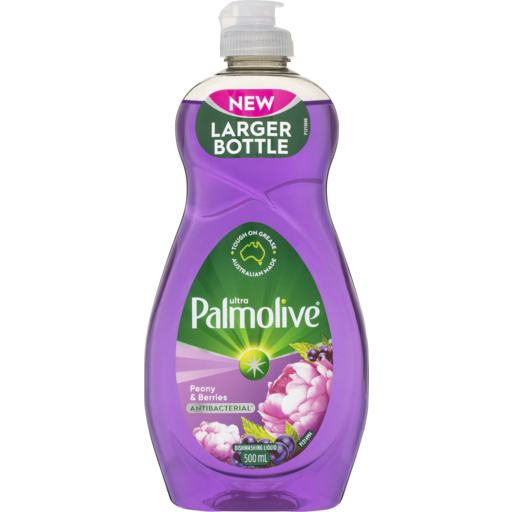 Palmolive Ultra Dishwashing Liquid Peony & Berries Anti-Bacterial 500ml - OhYouLuckyDuck.com.au
