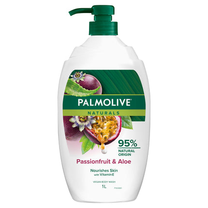Palmolive Naturals Passionfruit and Plumeria Body Wash 1L