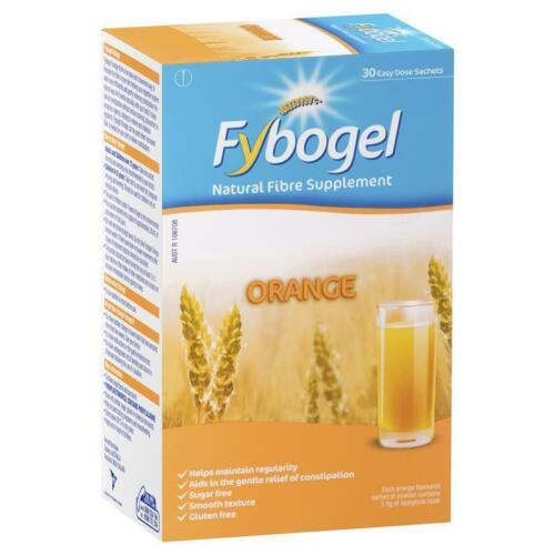 Fybogel Smooth Orange Sachets 30 - OhYouLuckyDuck.com.au