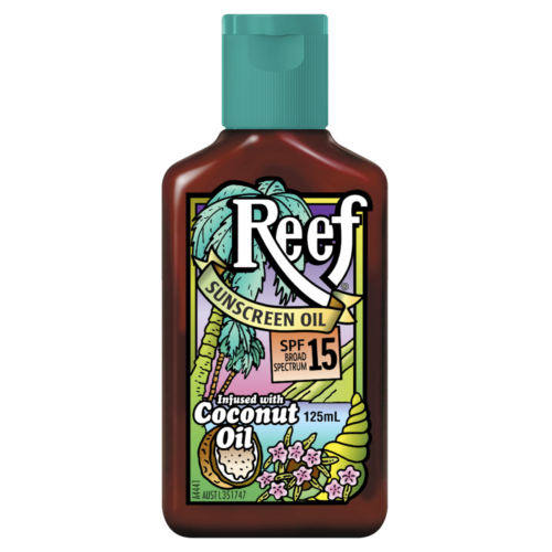 Reef Coconut Sun Tan Oil SPF15+ 125ML - OhYouLuckyDuck.com.au