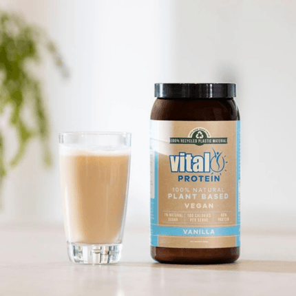 Vital Pea Protein Isolate Vanilla Powder 500g - OhYouLuckyDuck.com.au