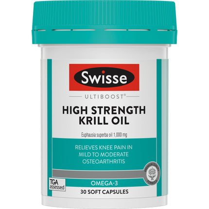 Swisse High Strength Deep Sea Krill Oil 1000mg 30 Capsules