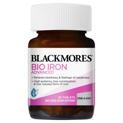 Blackmores Bio Iron Advanced 30 Tablets - OhYouLuckyDuck.com.au