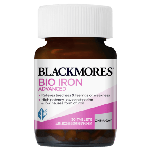 Blackmores Bio Iron Advanced 30 Tablets - OhYouLuckyDuck.com.au