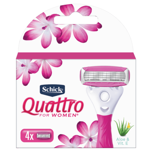 Schick Quattro for Women Refills 4 Pack - OhYouLuckyDuck.com.au