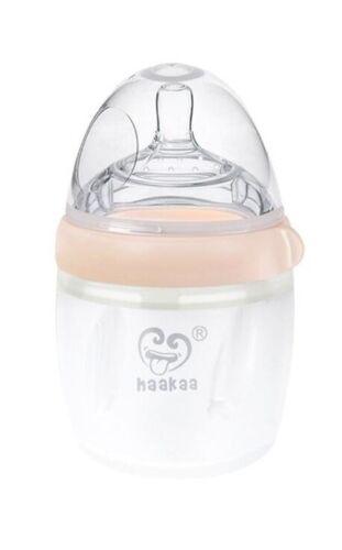 Haakaa: Gen 3 Silicone Baby Bottle - 160ml (Peach) - OhYouLuckyDuck.com.au