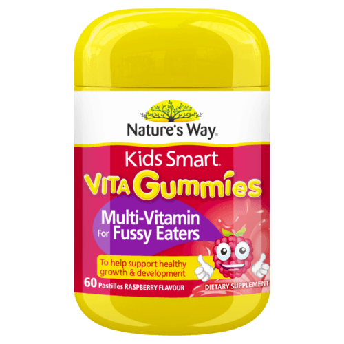 Natures Way Kids Smart Gummies For Fussy Eaters 60 Pastilles - OhYouLuckyDuck.com.au