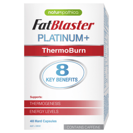 Naturopathica FatBlaster Platinum Thermoburn 40 Capsules - OhYouLuckyDuck.com.au