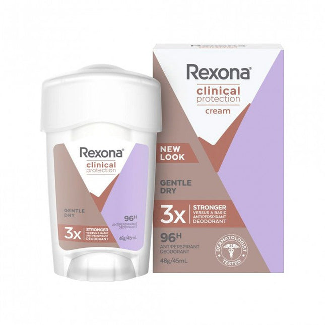 Rexona Women Clinical Protection Antiperspirant Cream Dry 45ml - OhYouLuckyDuck.com.au