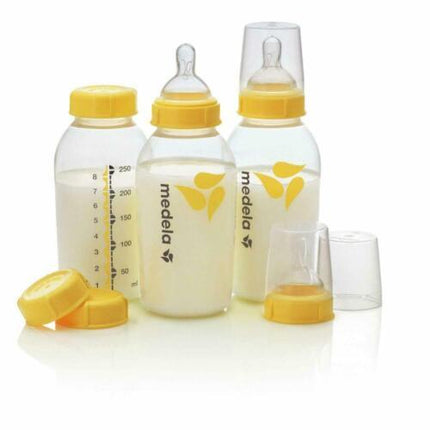 Medela Breastmilk Bottle 250ML W/Teat 3Pk - OhYouLuckyDuck.com.au