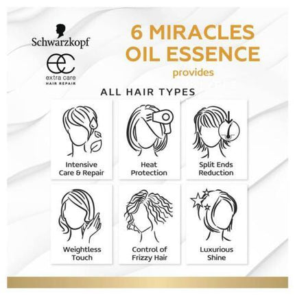 Schwarzkopf Extra Care 6 Miracle Oil Essence 100ML - OhYouLuckyDuck.com.au