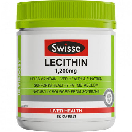 Swisse Ultiboost Lecithin Caps 150 - OhYouLuckyDuck.com.au