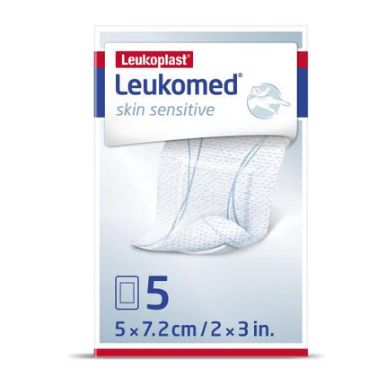 Leukomed Skin Sensitive 5 X 7.2Cm 5 Pack - OhYouLuckyDuck.com.au