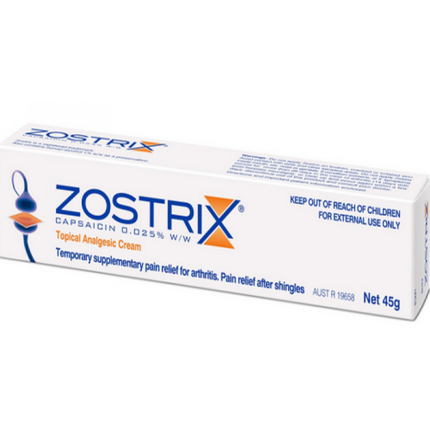 Zostrix Topical Analgesic Cream 45g - OhYouLuckyDuck.com.au