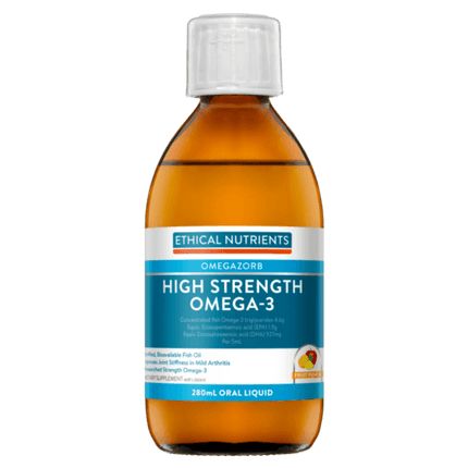 Ethical Nutrients High Strength Omega-3 Fruit Punch 280ml - OhYouLuckyDuck.com.au