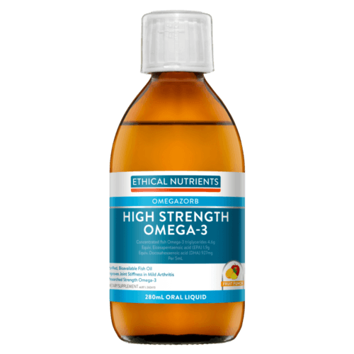 Ethical Nutrients High Strength Omega-3 Fruit Punch 280ml - OhYouLuckyDuck.com.au