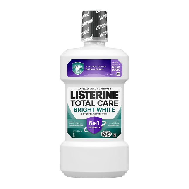 Listerine Mouthwash Bright White 1L