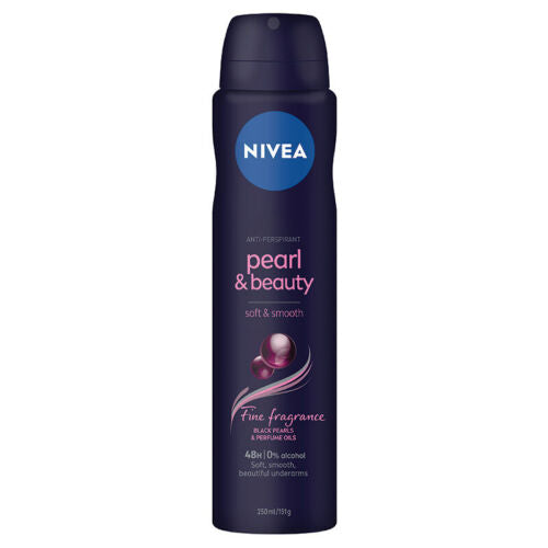 NIVEA for Women Deodorant Aerosol Pearl - OhYouLuckyDuck.com.au