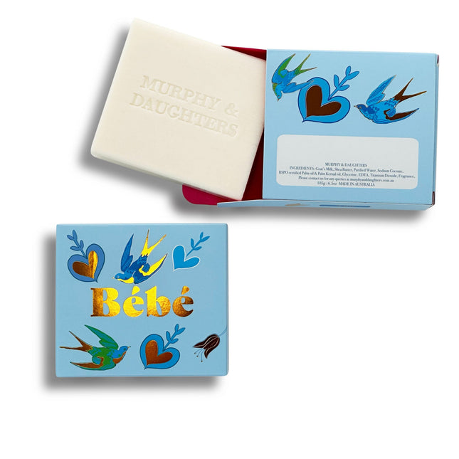 Milk Bebe Message On Soap Gentle Goats Milk Bar 100G