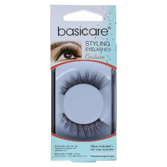 Basicare 3d Blooming Styling Eyelashes 1922 Reusable Lightweight With Glue